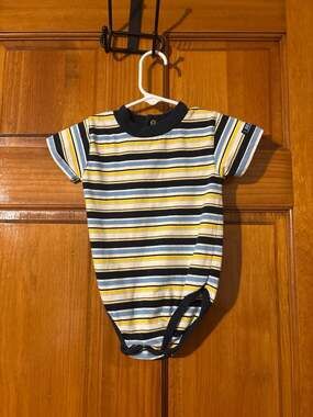 Bear in the Big Blue House Vintage Striped Baby Bodysuit 12M
